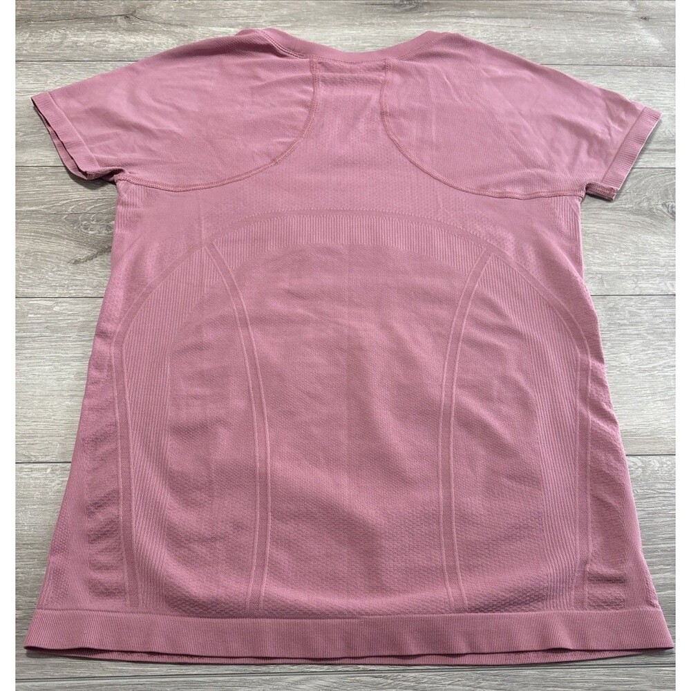 Athleta Pink Momentum Tee Women's Size M Dusty Rose Athleisure Active T Shirt - Picture 7 of 14
